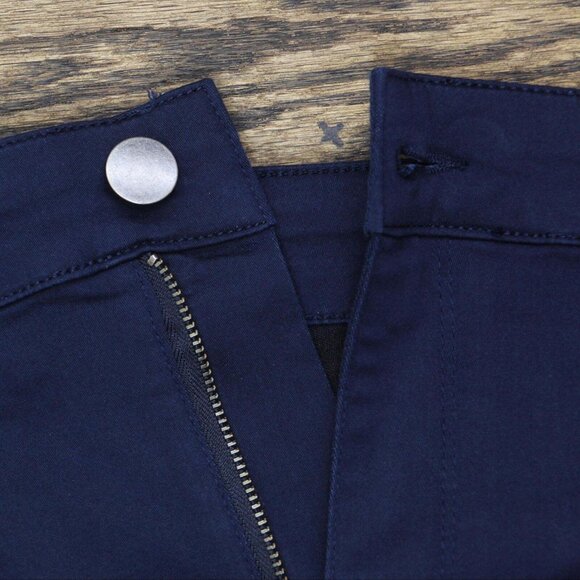 NWT Cj Banks Tapered Straight Fit Mid-Rise Dress Pants JOS-5565 24W Navy Blue - Picture 8 of 9